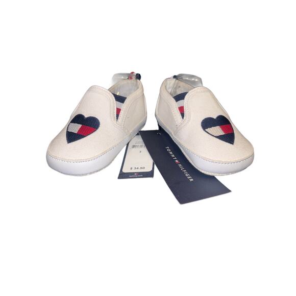 Tommy Hilfiger Other - Nwt Tommy Hilfiger Baby Slip On Shoes Sz 3